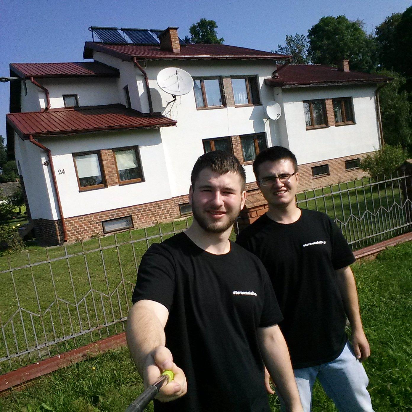 "O to ten dom z internetu!" Od lewej Krzysztof Styc, Tomasz Siroń